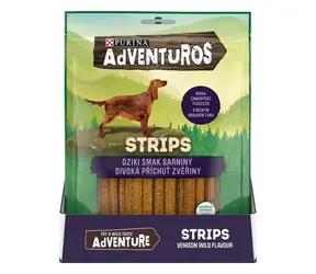 Purina Adventuros Sticks 90 g / odměna pro psy / zvěřina
