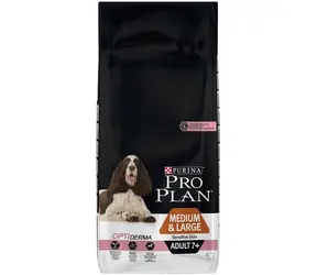 Purina Pro Plan 7+ Medium/Large Sensitive Skin 14 kg / pro dospělé psy / starší 7 let / citlivá kůže