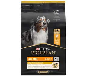 Purina Pro Plan Adult Light/Sterilised 3 kg / pro dospělé psy / nadváha & kastrace