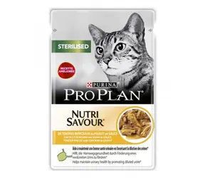 Purina Pro Plan Cat Sterilised Chicken 85 g / kapsičky pro kočky / kastrované