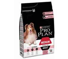 Purina ProPlan Dog Adult Medium Sensitive Skin Salmon 3 kg / pro dospělé psy / střední plemena / citlivá kůže a srst