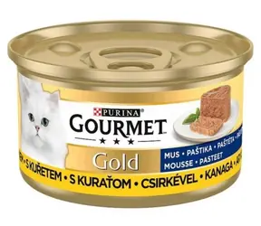 Purina GOURMET GOLD salmon & chicken 85 g / Konzervy pro kočky / s kuřecím a lososem