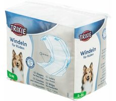 TRIXIE 23641 Papírové pleny pro psy S-M 30-46 cm 12 ks