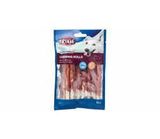 TRIXIE 31371 DENTAfun-tyčinka svázaná kachním masem 10ks / 12cm / 80g