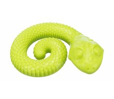 TRIXIE 34950 Snack Snake 18 cm zelená / had na pamlsky / TPR