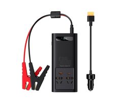 Baseus CGNB000101 Měnič napětí do 500W / USB-C 30W / USB-A 30W / 2x AC 500W / 220V CN/EU