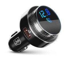 3mk Hyper Car CL + transmiter FM / QC / 2x USB-A