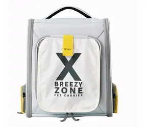 PetKit Breezy xZone Pet Carrier šedá / Batoh na mazlíčky / 35x27x43cm