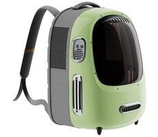 PetKit Breezy2 Smart Cat Carrier zelená / Batoh na mazlíčky / 13x12x18 cm