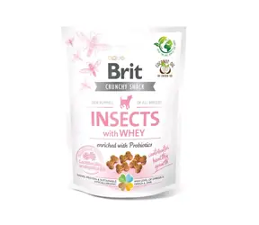 Brit Care Dog Insects&Whey 200 g / Křupavý pamlsek s hmyzím proteinem pro štěňata