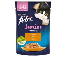 Purina Felix Fanstastic Junior 85 g / kapsičky pro kočky / s kuřecím masem