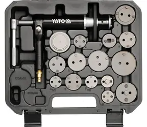 YATO YT-0671 / Souprava pneumatická k montáži kotoučových brzd / 1/4" / 16ks