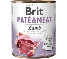 Brit Paté & Meat with lamb 800g / Konzerva pro psy / jehněcí a kuřecí maso