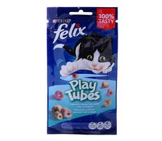 Purina Felix  Play Tubes Fish & Shrimps 50 g / Pamlsek pro kočky