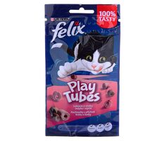 Purina Felix  Play Tubes Turkey & Ham 50 g / Pamlsek pro kočky
