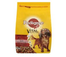 Pedigree Adult Mini Beef with vegetables 2 kg / Granule pro dospělé psy / hovězí a drůbeží