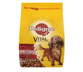 Pedigree Adult Mini Beef with vegetables 2 kg / Granule pro dospělé psy / hovězí a drůbeží