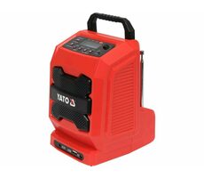 YATO YT-82940 / Stavební rádio / FM / AM / BT / AUX / 18V / bez Aku