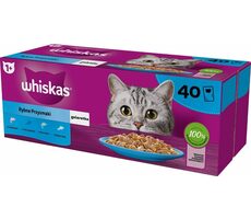 Whiskas Fish Favourites in jelly 40 x 85 g / Kapsičky pro kočky