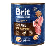 Brit Premium by Nature Lamb with Buckwheat (61858) 800 g / Konzerva pro psy / citlivé trávení