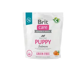 Brit Care Dog Grain-Free Puppy Salmon 1kg / Granule pro štěňata / bezlepkové / kvalitní srst a kůže