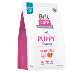 Brit Care Dog Grain-Free Puppy Salmon 3kg / Granule pro štěňata / bezlepkové / kvalitní srst a kůže