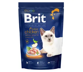 Brit Premium Cat by Nature Indoor Chicken 1.5 kg / Kompletní prémiové krmivo pro kočky / s kuřetem