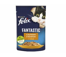 Purina Felix Fantastic with chicken in jelly 85 g / kapsičky pro kočky / kuře v želé