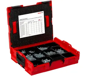 fischer 558739 Power Fast II L-Boxx 102 / sada vrutů v kufru