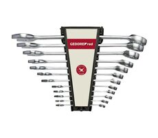 GEDORE 3300994 / Sada očkoplochých obostranných klíčů / 6 - 22 / 17 ks 