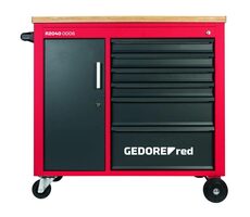 GEDORE 3301818 / Dílenský vozík / 6 zásuvek na nářadí