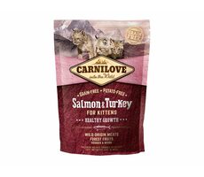 CARNILOVE Cat Grain Free Salmon & Turkey Kittens Healthy Growth 400 g