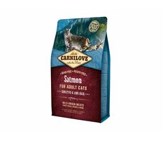 CARNILOVE Cat Grain Free Salmon Adult Sensitive&Long Hair 2kg / Holistické kompletní krmivo pro citlivé i dlouhosrsté ko