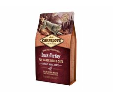 CARNILOVE Cat Grain Free Duck & Turkey LB 2kg / Holistické kompletní krmivo pro dospělé kočky / bez obilovin a brambor 