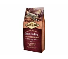 CARNILOVE Cat Grain Free Duck&Turkey LB 6kg / Holistické kompletní krmivo pro dospělé kočky / bez obilovin a brambor 