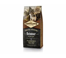 CARNILOVE Dog Reindeer for Adult 12kg / Holistické kompletní krmivo pro dospělé aktivní psy / bez obilovin a brambor  / doprodej