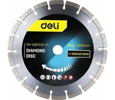 Deli Tools EDH-SQP125-E1 Diamantový pilový kotouč / 125 x 22.2 mm / max 6600 otáček-min