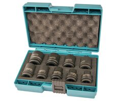 Makita D-41517 Sada 9ks nástrčných klíčů 1/2" 8-24 mm