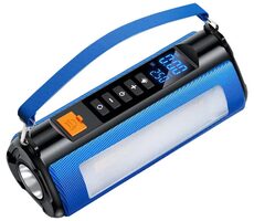 Blitzwolf BW-JA1 (20000 mAh) modrá / Powerbanka / jump startér do auta / kompresor / svítilna / 20000mAh