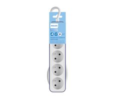 Philips CHP2145U/60 modrá / Prodlužovací kabel / 4 zásuvky / 1.5m