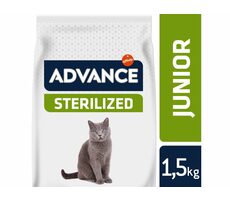 ADVANCE CAT Young Sterilized 1.5kg / Superprémiové krmivo (granule) / pro potřeby mladých kastrovaných koček