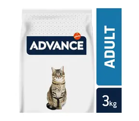 ADVANCE CAT Adult kuře a rýže 3kg / Superprémiové krmivo (granule) / pro dospělé kočky
