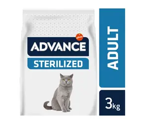 ADVANCE CAT Sterilized 3kg / Superprémiové krmivo (granule) / pro sterilizované dospělé kočky