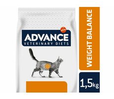ADVANCE-VD Cat Weight Balance 1.5kg / Dietní krmivo (granule) / pro dospělé kočky ke snížení nadváhy