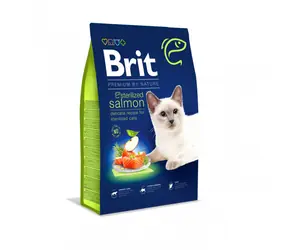 Brit Premium by Nature Cat Sterilized Salmon 8 kg / Prémiové krmivo / pro dospělé kastrované kočky
