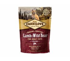 Carnilove Cat Grain Free Lamb&Wild Boar Adult Sterilised 400g / Granule pro kočky / pro sterilizované kočky