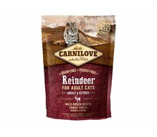 Carnilove Cat Grain Free Reindeer Adult Energy&Outdoor 400g / Granule pro kočky / pro kočky s možností pohybu venku