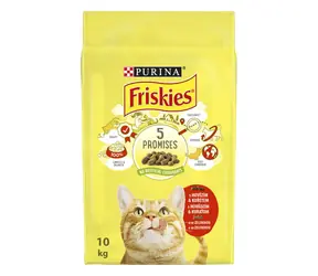 Friskies Adult maso & zelenina 10 kg / Granule pro kočky / pro dospělé kočky