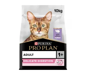 Purina Pro Plan Cat Delicate Digestion Adult krůta 10kg / Granule pro kočky 