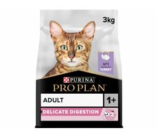 Purina Pro Plan Cat Delicate Digestion Adult krůta 3kg / Granule pro kočky 